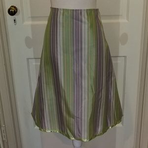 Anthropologie Striped Snak Skirt EUC